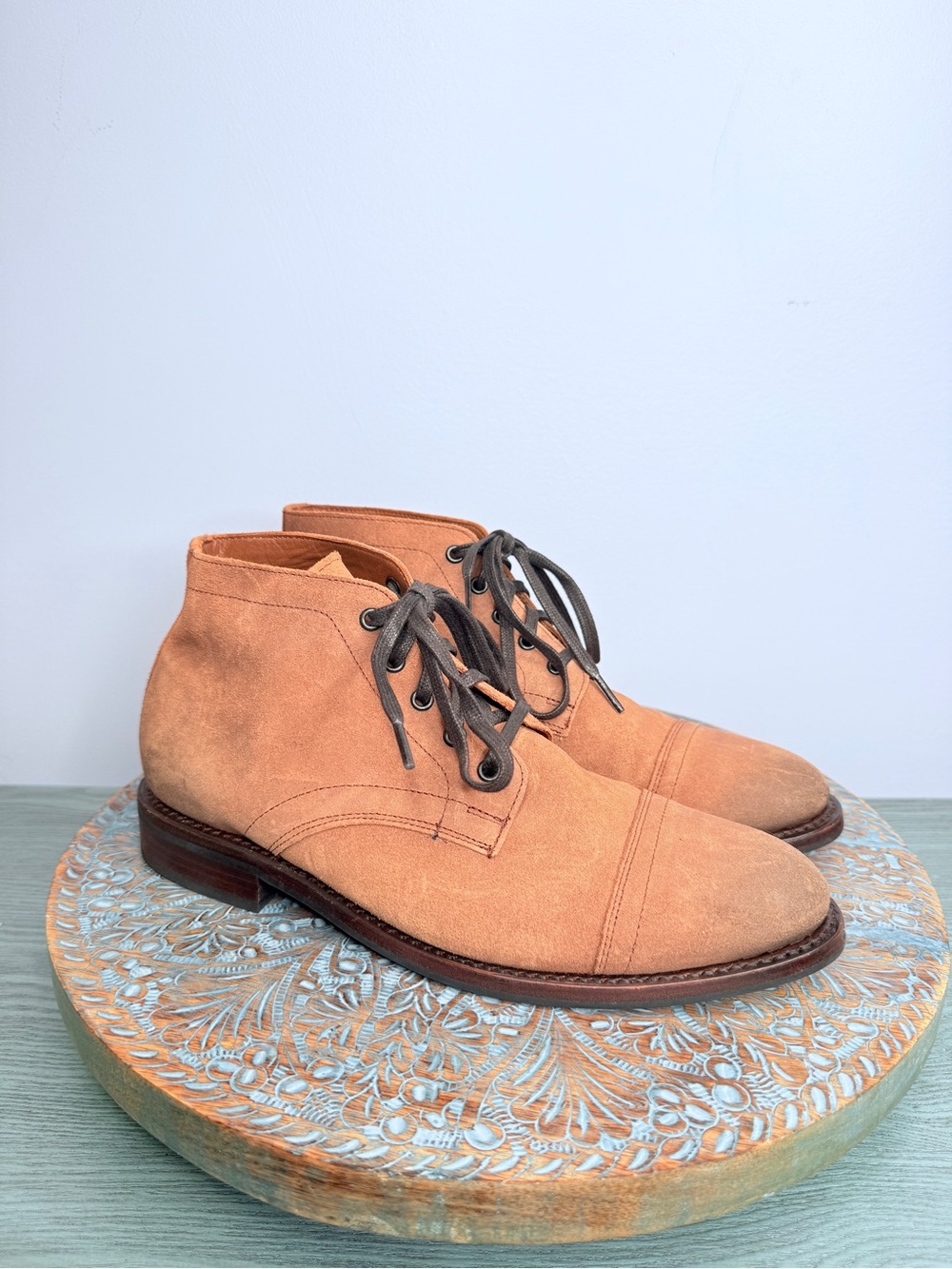 Like New! Thursday Boot Company Cadet Suede Tan Boots Men’s Size 8